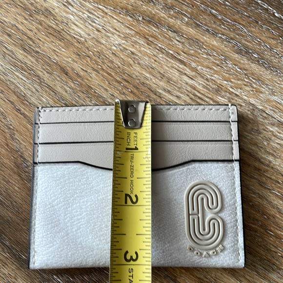 Coach Slim Card Case In Signature Canvas With Coach Patch - Picture 11 of 11